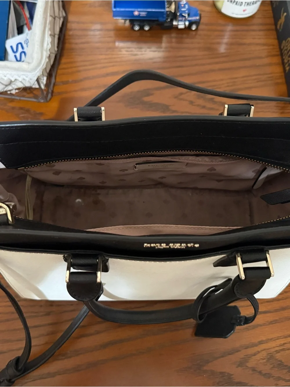 kate spade Black and White Satchel